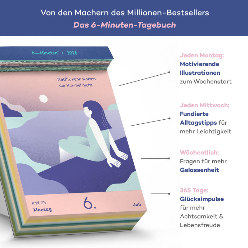 Der 6-Minuten-Abreißkalender