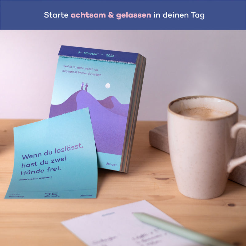 Der 6-Minuten-Abreißkalender