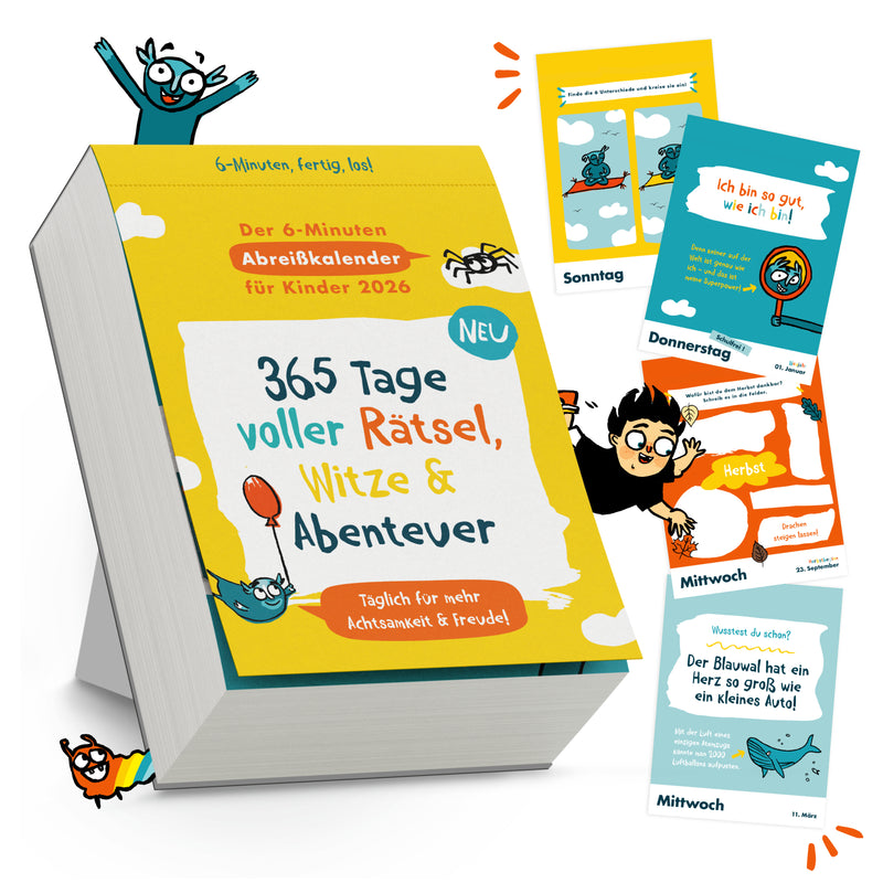Der 6-Minuten-Abreißkalender für Kinder