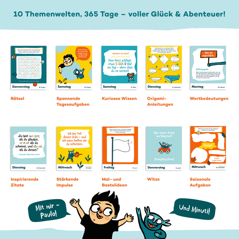 Der 6-Minuten-Abreißkalender für Kinder